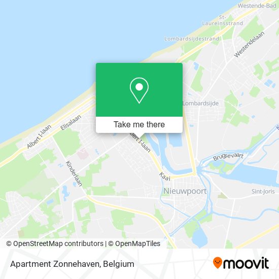 Apartment Zonnehaven map