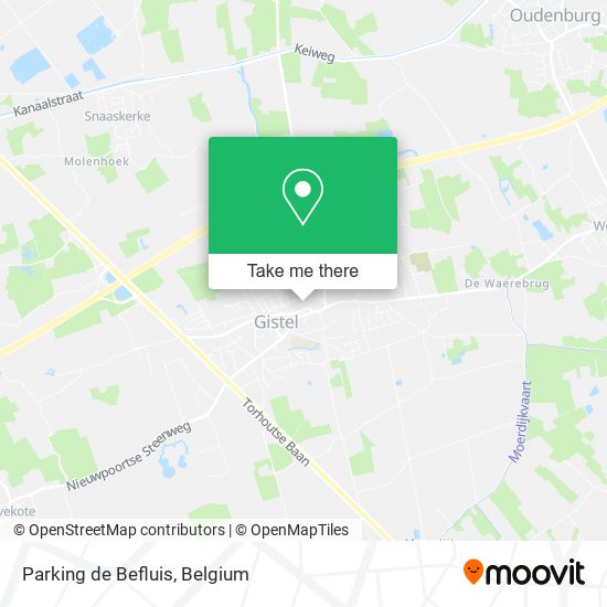 Parking de Befluis map