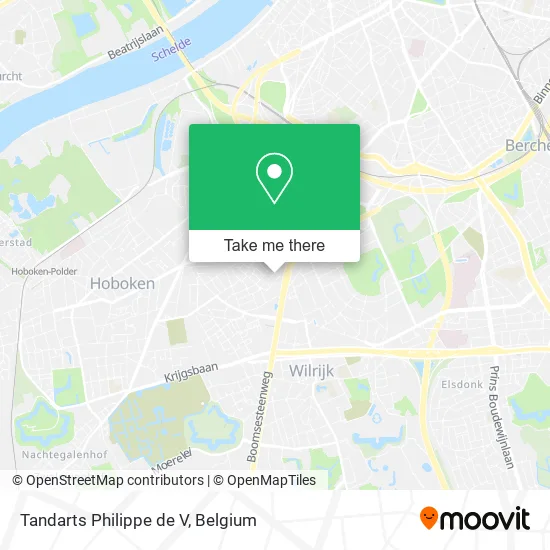 Tandarts Philippe de V map