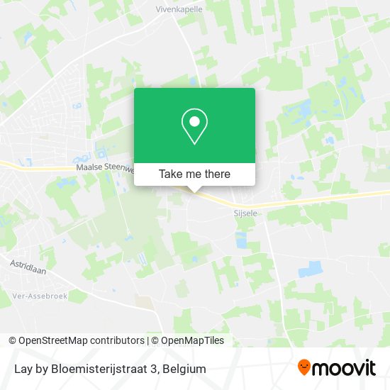 Lay by Bloemisterijstraat 3 map