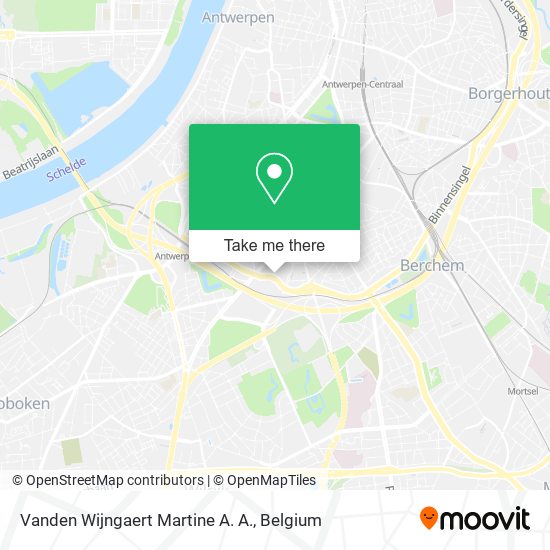 Vanden Wijngaert Martine A. A. map