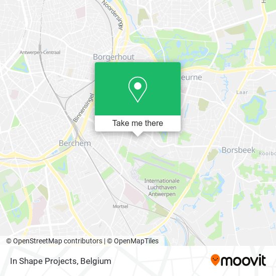 In Shape Projects map