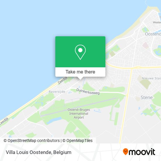 Villa Louis Oostende map