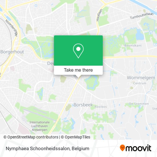 Nymphaea Schoonheidssalon map