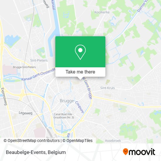 Beaubelge-Events map