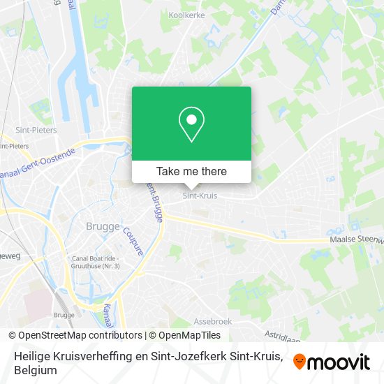 Heilige Kruisverheffing en Sint-Jozefkerk Sint-Kruis map