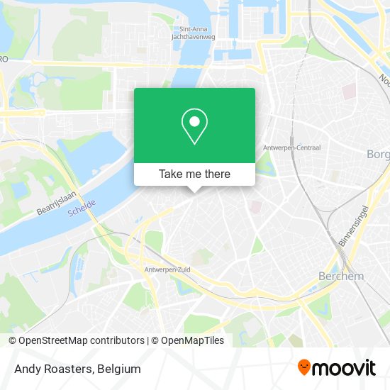 Andy Roasters map