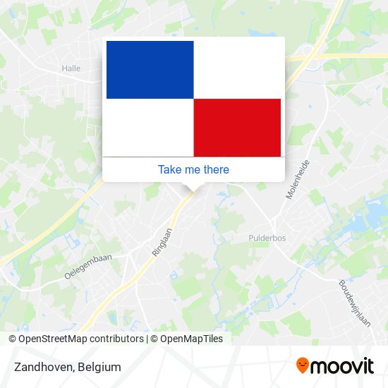 Zandhoven map