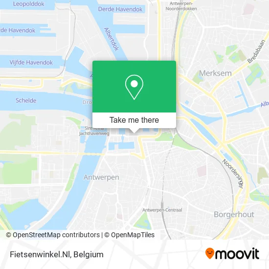 Fietsenwinkel.Nl map