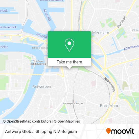 Antwerp Global Shipping N.V map