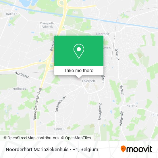 Noorderhart Mariaziekenhuis - P1 map