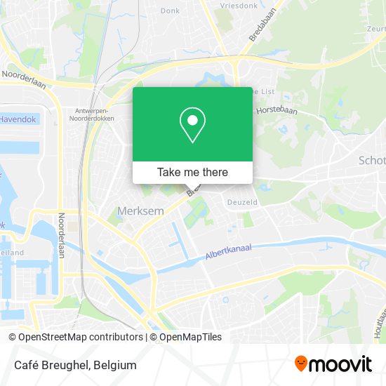 Café Breughel map