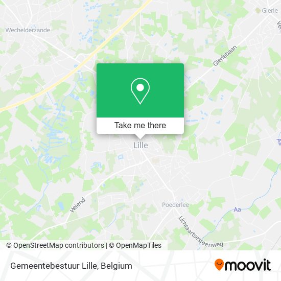 Gemeentebestuur Lille map