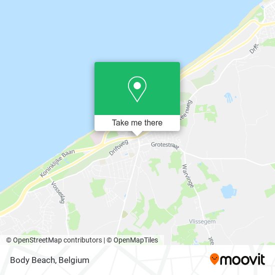 Body Beach map