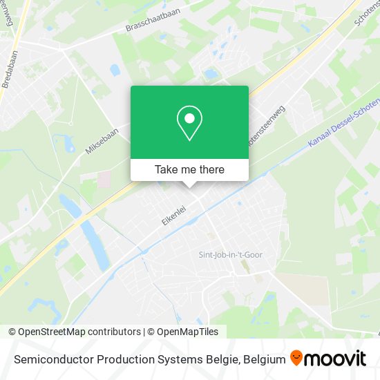 Semiconductor Production Systems Belgie map