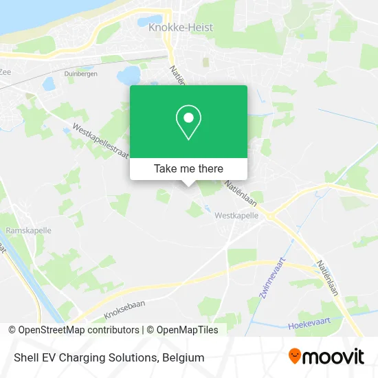 Shell EV Charging Solutions map