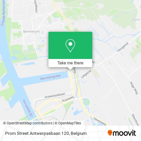 Prom Street Antwerpsebaan 120 map