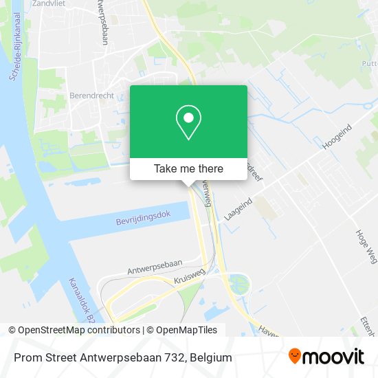 Prom Street Antwerpsebaan 732 map