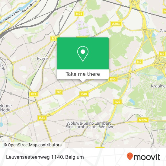 Leuvensesteenweg 1140 plan