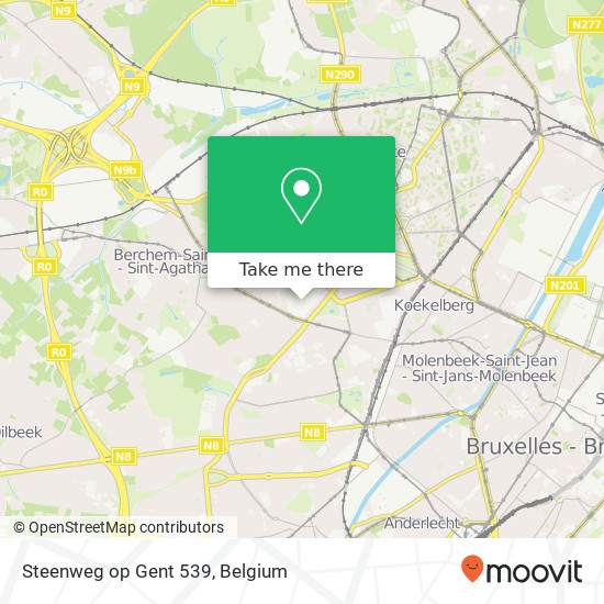 Steenweg op Gent 539 plan