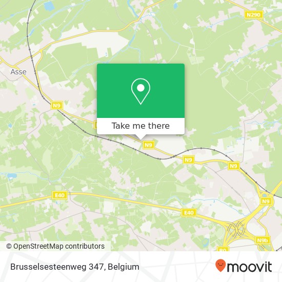 Brusselsesteenweg 347 map