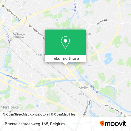 Brusselsesteenweg 165 map