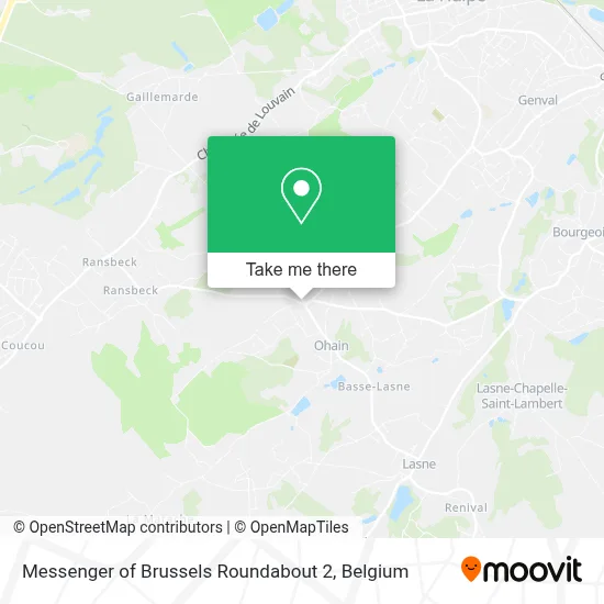Messenger of Brussels Roundabout 2 map
