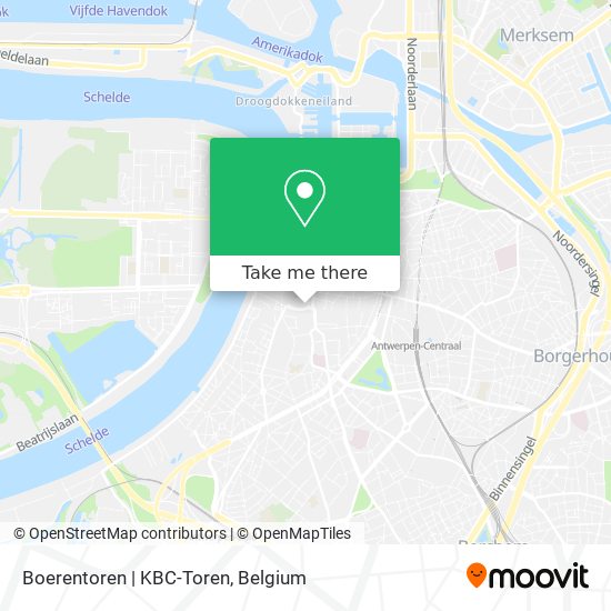 Boerentoren | KBC-Toren map