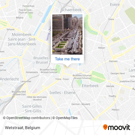 Wetstraat map