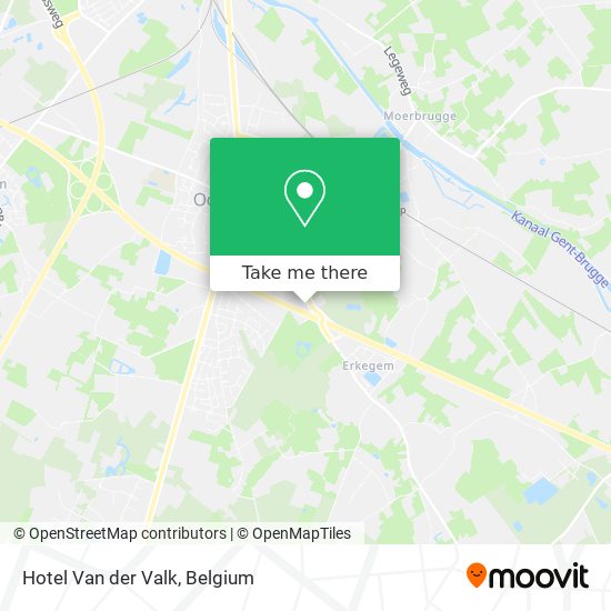 Hotel Van der Valk map