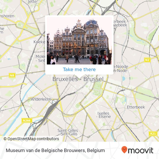 Museum van de Belgische Brouwers plan