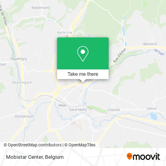 Mobistar Center map