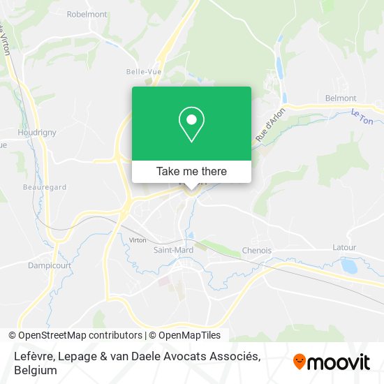 Lefèvre, Lepage & van Daele Avocats Associés map