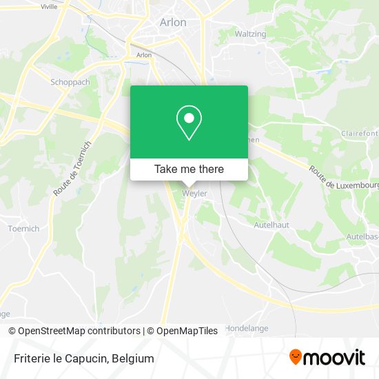 Friterie le Capucin plan