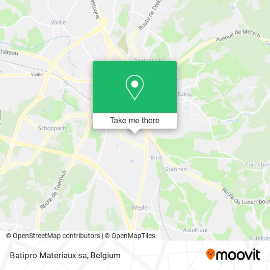 Batipro Materiaux sa map