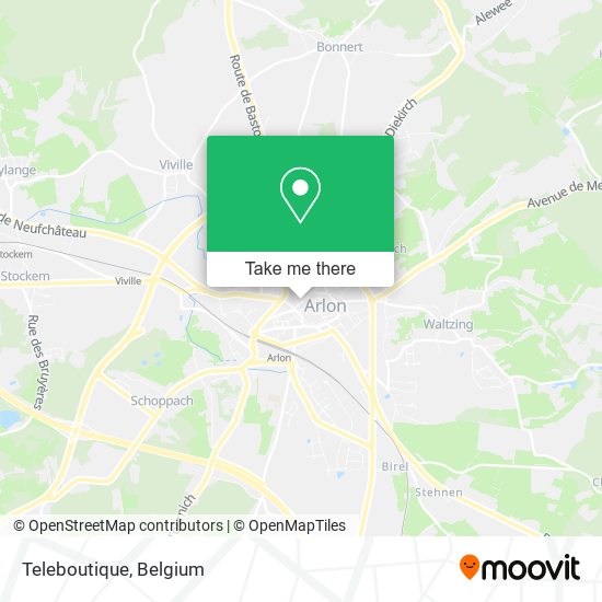 Teleboutique map