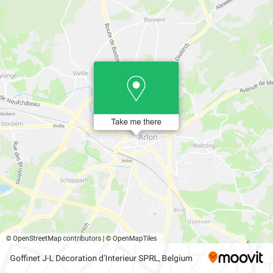 Goffinet J-L Décoration d'Interieur SPRL plan