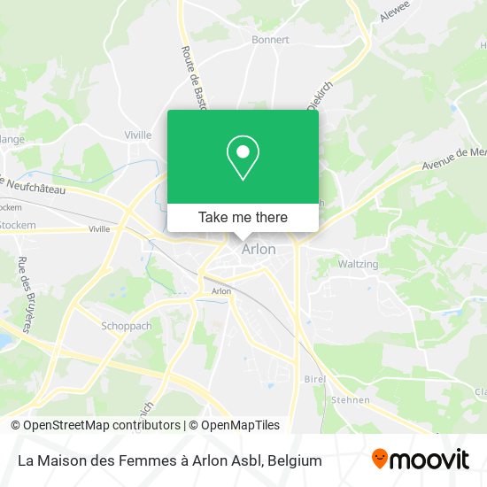 La Maison des Femmes à Arlon Asbl map