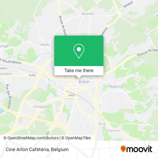 Ciné Arlon Cafétéria map