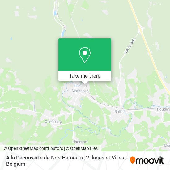 A la Découverte de Nos Hameaux, Villages et Villes. map