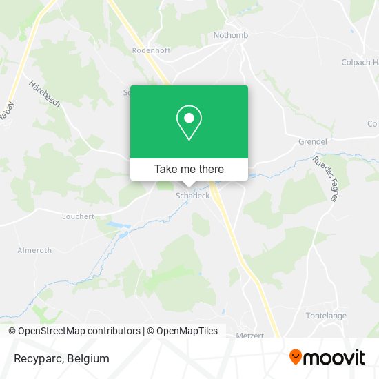 Recyparc map