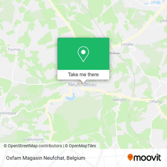 Oxfam Magasin Neufchat map