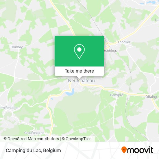 Camping du Lac map