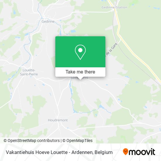 Vakantiehuis Hoeve Louette - Ardennen map