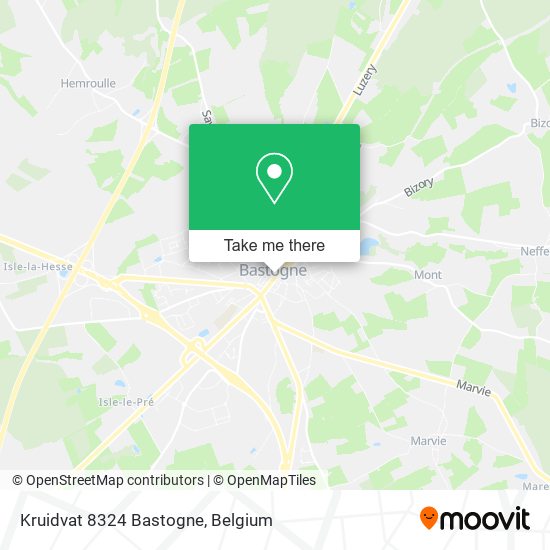 Kruidvat 8324 Bastogne map