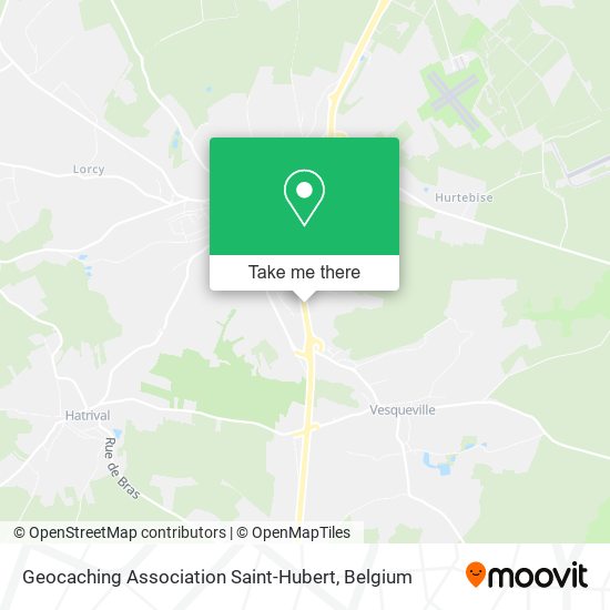 Geocaching Association Saint-Hubert map