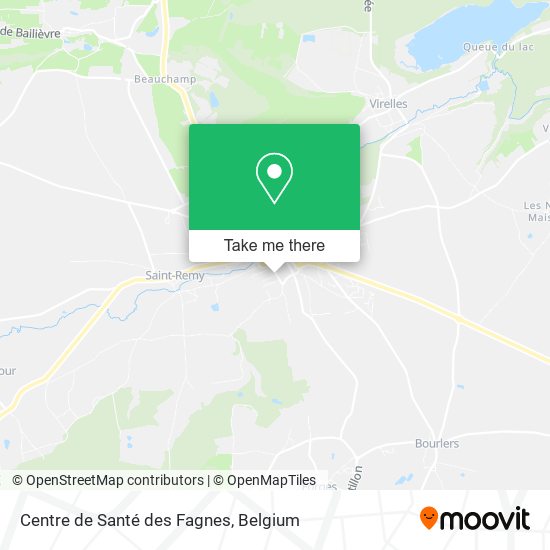 Centre de Santé des Fagnes map