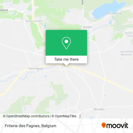 Friterie des Fagnes map