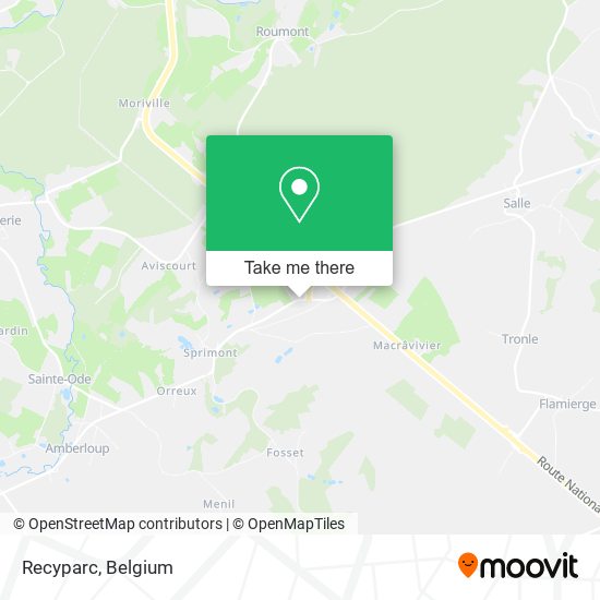 Recyparc map