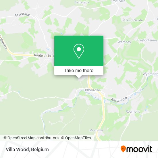Villa Wood map